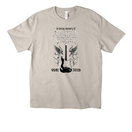 JB Memorial Tee, a Dust Unisex Heavyweight Tee
