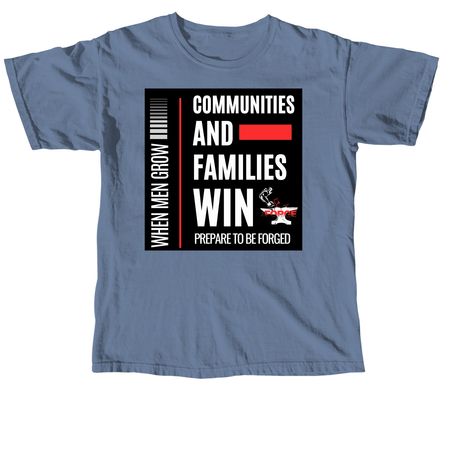 The Forge Families Shirts, a Blue Jean Comfort Colors Unisex Tee