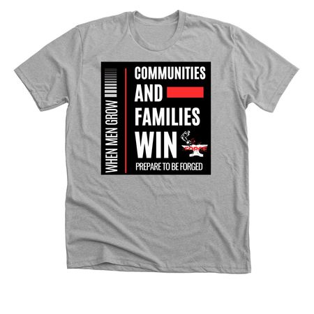 The Forge Families Shirts, a Athletic Heather Premium Unisex Tee