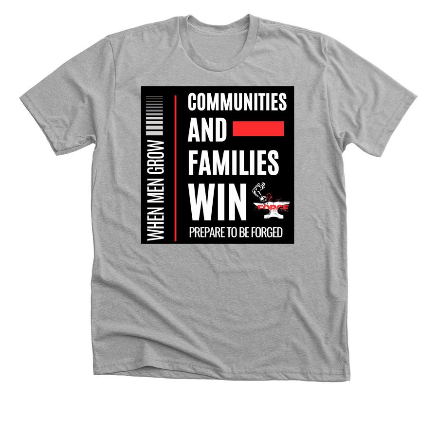The Forge Families Shirts, a Athletic Heather Premium Unisex Tee