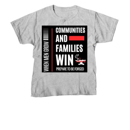 The Forge Families Shirts, a Sport Grey Youth Unisex Tee