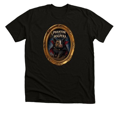 Hagan Phantom of the Hogpera Tee, a Black Heather Premium Unisex Tee