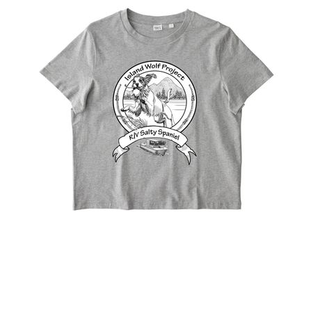 Island Wolf Project, a Cool Heather Grey Stanley/Stella Women?s Stella Muser Tee