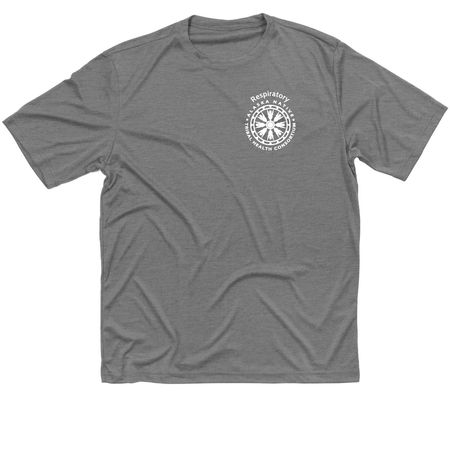RT Active Wear Lungs, a Grey Concrete Heather Classic Performance Tee