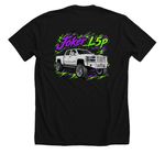 Joker_l5p Swag, a Solid Black Blend Premium Unisex Tee (back-view)