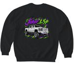 Joker_l5p Swag, a Black Softstyle Crewneck Sweatshirt (back-view)