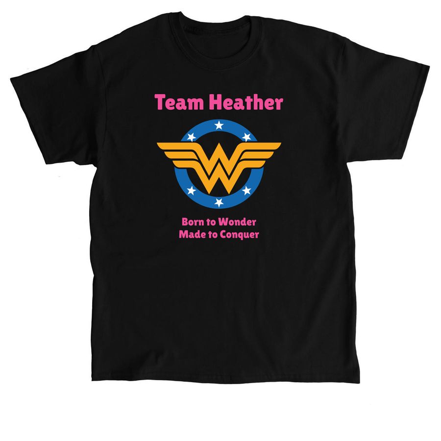 Help Heather Conquer Cancer, a Black Classic Unisex Tee