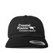 Coastal Prairie Conservancy Hat - White Logo, a Black Printed Classic Baseball Cap