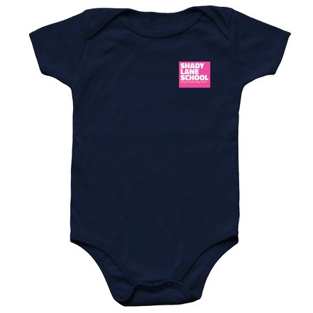 Shady Lane Infants, a Navy Infant Onesie