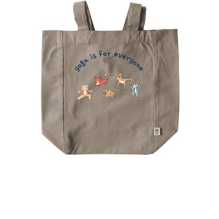 Yoga is for Everybody - Tote Bags, a Pumice Recycled Cotton Tote Bag