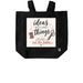 The Makers Collection - Sewing, a Black Recycled Cotton Tote Bag