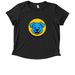 Casa Suli Animal Society, a Space Black Allmade Eco Triblend Women?s Scoop Neck Tee