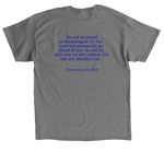 HLH Awareness - Faith, a Charcoal Classic Unisex Tee (back-view)