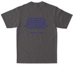 HLH Awareness - Faith, a Dark Grey Max Heavyweight Tee (back-view)