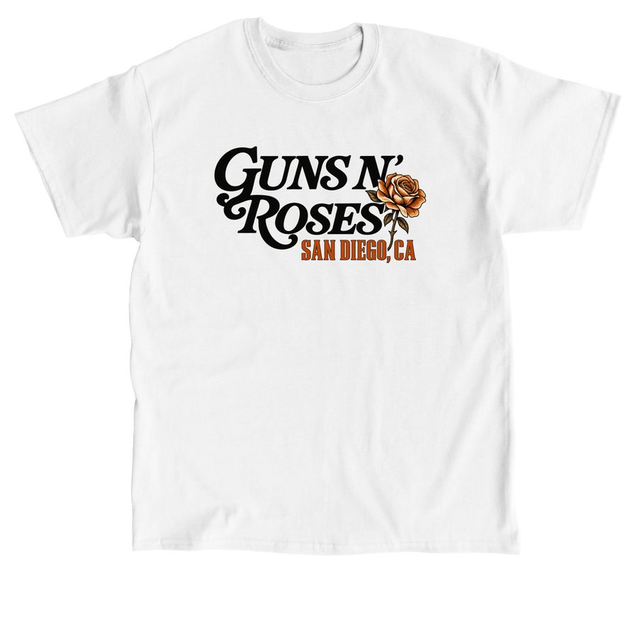 Guns N? Roses MErch San Diego Snapdragon Stad, a White Classic Unisex Tee