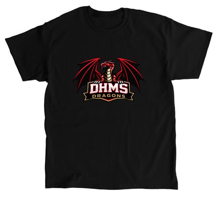 DHMS Spirit Wear, a Black Classic Unisex Tee