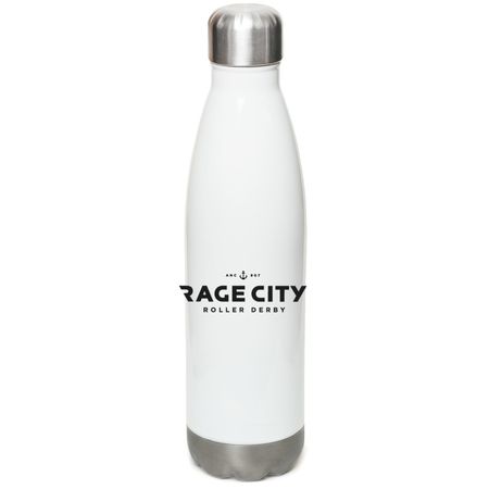 Rage City Water Bottles, a White Stainless Steel Water Bottle