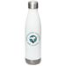 Water Bottle - Stainless Steel, a White Stainless Steel Water Bottle