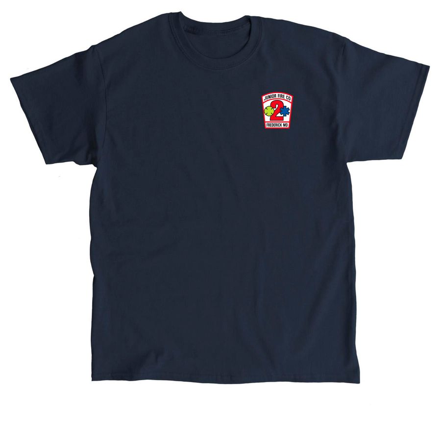 Junior Fire Co. No. 2 - Limited Run, a Navy Classic Unisex Tee