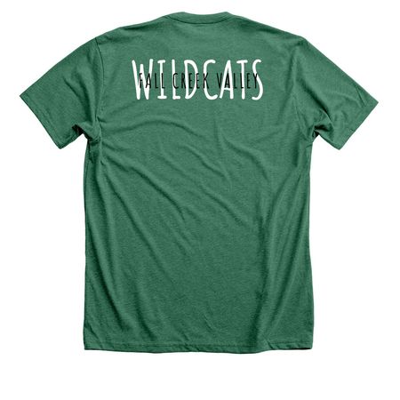 Track & Field Dad, a Heather Grass Green Premium Unisex Tee (back-view)