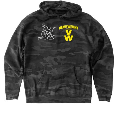 Faith Collection, a Black Camo Heavyweight Camo Pullover Hoodie