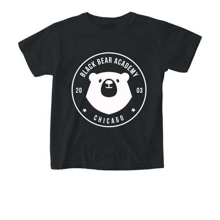 Tee - Large Logo (Youth), a Black Comfort Colors Youth Tee