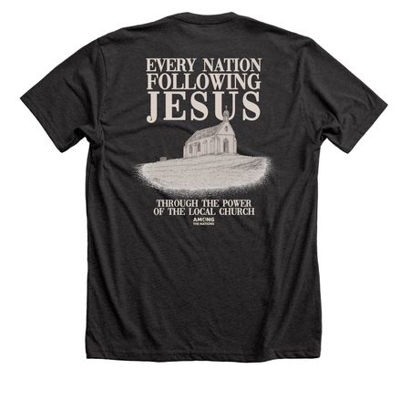 EVERY NATION, a Dark Grey Heather Premium Unisex Tee