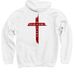 Gear for Greater, a White Pullover Hoodie (back-view)