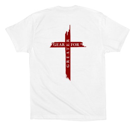 Gear for Greater, a White Premium Cotton Tee