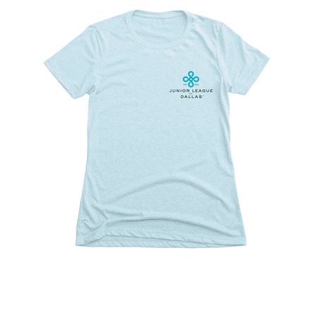 JLD Classic Logo - Light, a Ice Blue Women's Slim Fit Tee