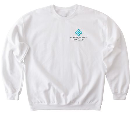 JLD Classic Logo - Light, a White Softstyle Crewneck Sweatshirt
