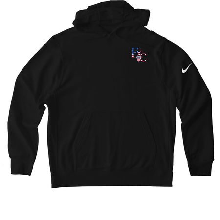 FXC American Style Nike Hoodie, a Black Nike Club Fleece Pullover Hoodie