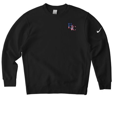 FXC American Style Nike Hoodie, a Black Nike Club Fleece Crewneck Sweatshirt