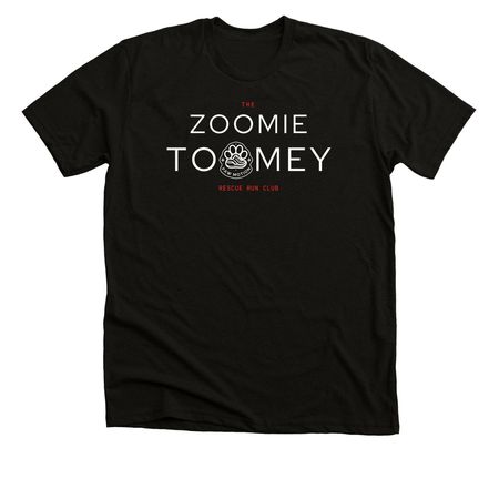 The BLACK PAW Collection, a Solid Black Blend Premium Unisex Tee