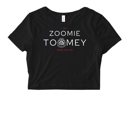 The BLACK PAW Collection, a Black Women's Fitted Cropped Tee
