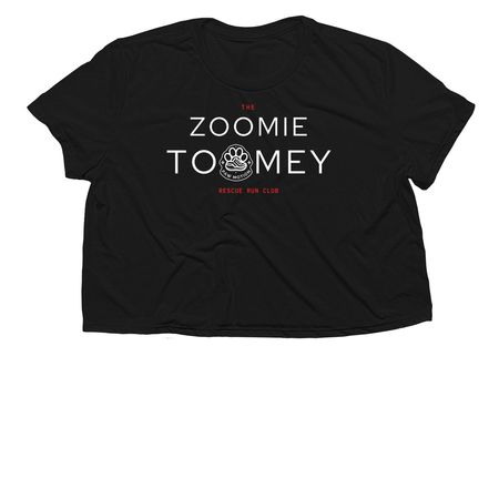 The BLACK PAW Collection, a Black Women?s Flowy Cropped Tee