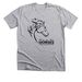 HERE FOR THE HORSES, a Athletic Heather Premium Unisex Tee
