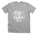 Cats and Coffee, a Athletic Heather Premium Unisex Tee