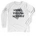 BTN-Storytelling Activist, a Solid White Blend
