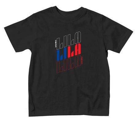2022 LILA Toddler t-shirt (Black shirt), a Black Toddler Tee