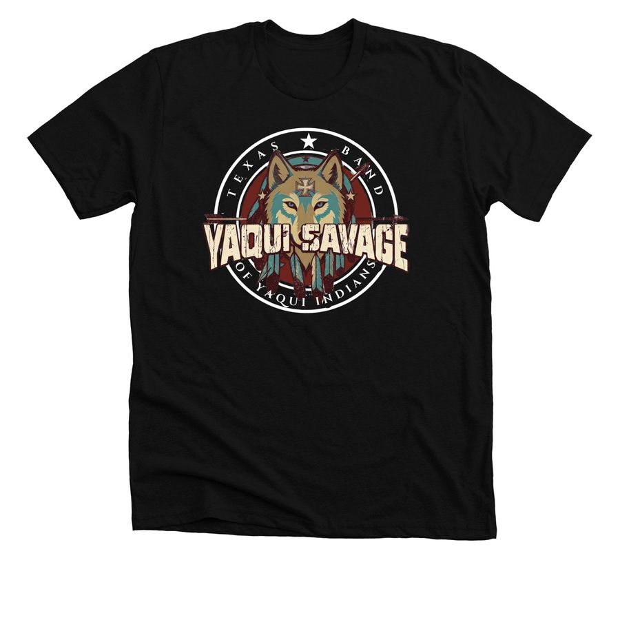 TBYI YAQUI SAVAGE, a Solid Black Blend Premium Unisex Tee
