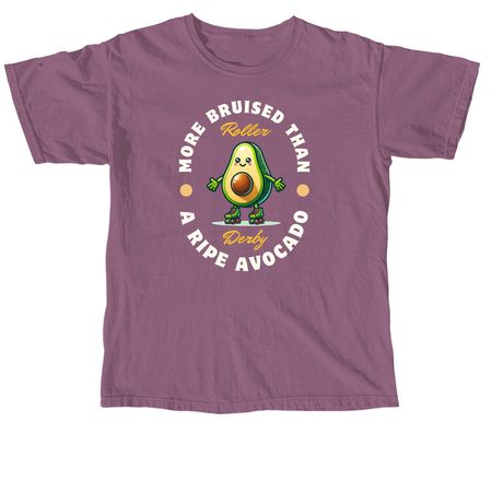 More Bruised Than An Avocado, a Berry Comfort Colors Unisex Tee