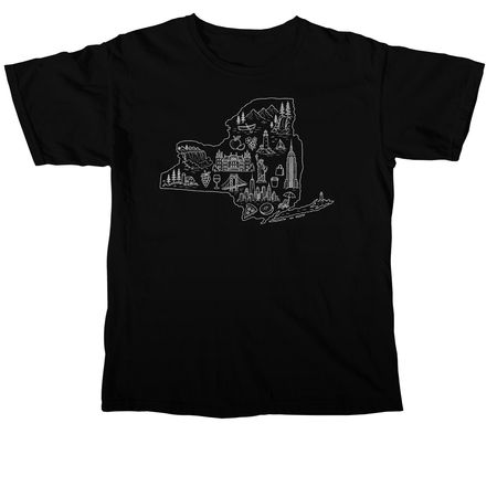 State Shirt, a Black Comfort Colors Unisex Tee