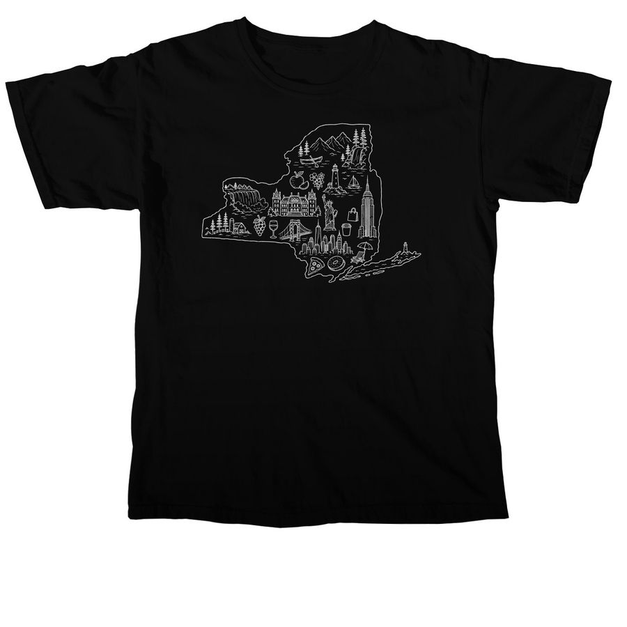 State Shirt, a Black Comfort Colors Unisex Tee