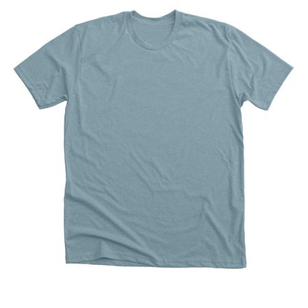Road To Paradis-e, a Heather Blue Lagoon Premium Unisex Tee