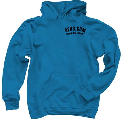 OFH3 Logo On Back, a Sapphire Pullover Hoodie