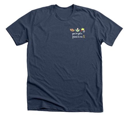 You've Got a Friend in Me Cell Therapy&nbsp;, a Heather Navy Premium Unisex Tee
