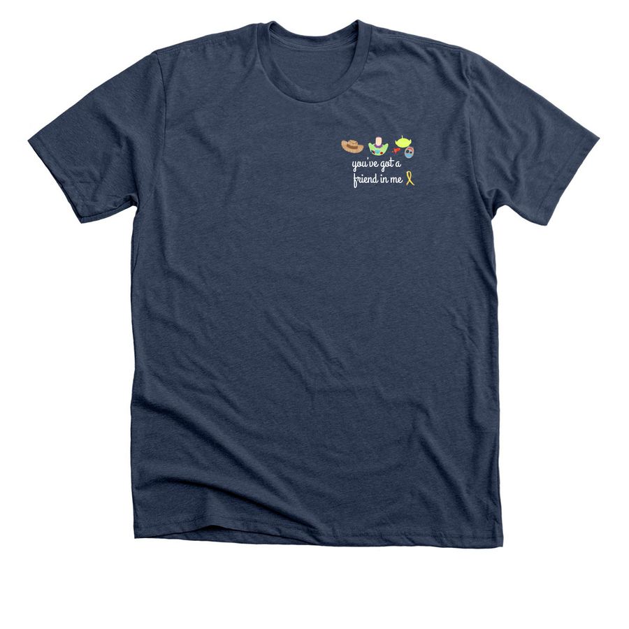 You've Got a Friend in Me Cell Therapy&nbsp;, a Heather Navy Premium Unisex Tee