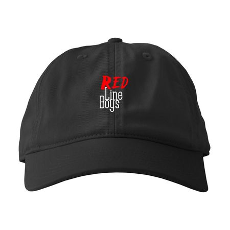 Redline Boys Hats, a Black Printed Eco Baseball Cap