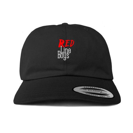 Redline Boys Hats, a Black Printed Classic Baseball Cap